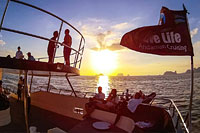 ล่องเรือหรู Livelife ดูพระอาทิตย์ตกที่กระบี่