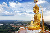 ทัวร์น้ำตกร้อน สระมรกต วัดถ้ำเสือ