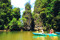ทัวร์พายเรือคายัค อ่าวท่าเลน ครึ่งวัน
