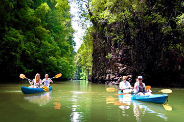 ทัวร์พายเรือคายัค อ่าวท่าเลน ครึ่งวัน
