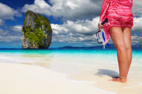 ทัวร์กระบี่ 4 เกาะ ทะเลแหวก โดยเรือหางยาว