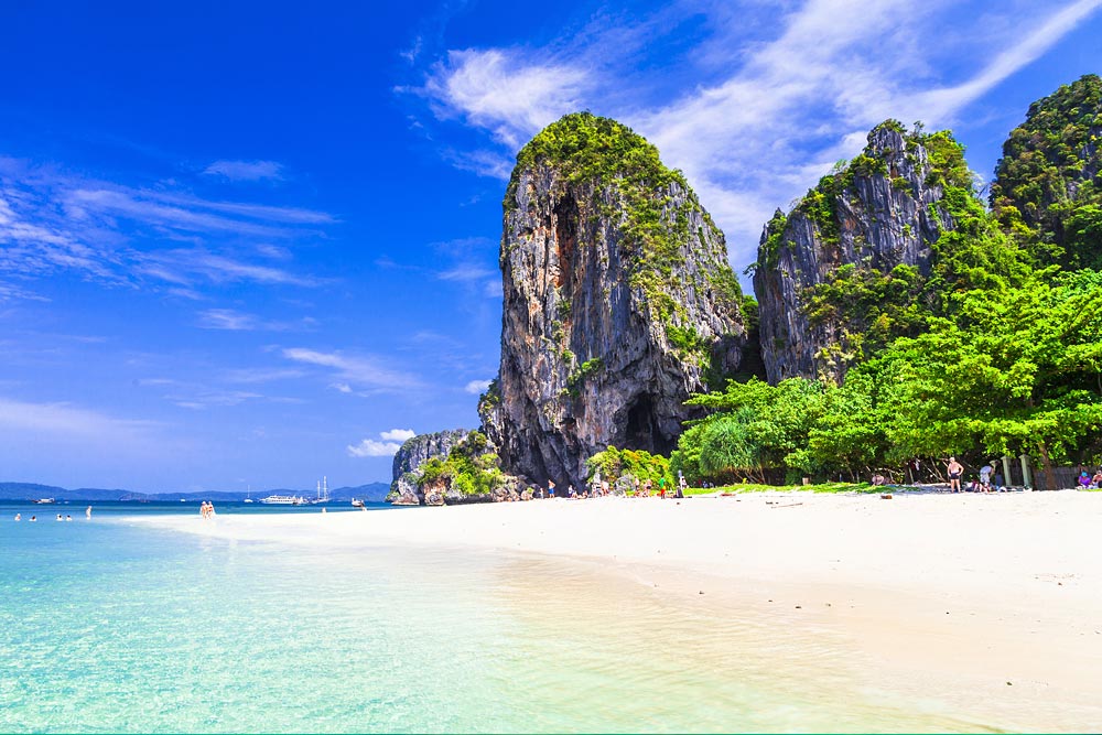 ทัวร์กระบี่ 4 เกาะ ทะเลแหวก โดยเรือหางยาว