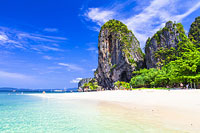 ทัวร์กระบี่ 4 เกาะ ทะเลแหวก โดยเรือหางยาว
