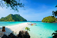 ทัวร์กระบี่ 4 เกาะ ทะเลแหวก โดยเรือเร็วสปีดโบ๊ท