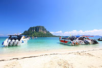 ทัวร์กระบี่ 4 เกาะ ทะเลแหวก โดยเรือเร็วสปีดโบ๊ท