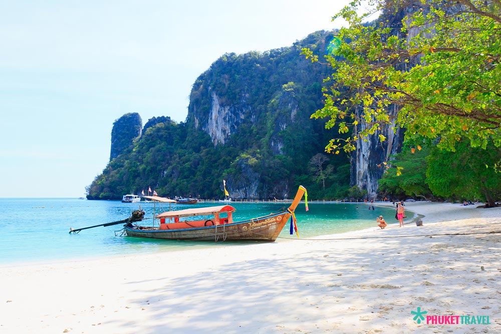ทัวร์เกาะห้อง กระบี่ โดยเรือหางยาวหรือเรือเร็วสปีดโบ๊ท