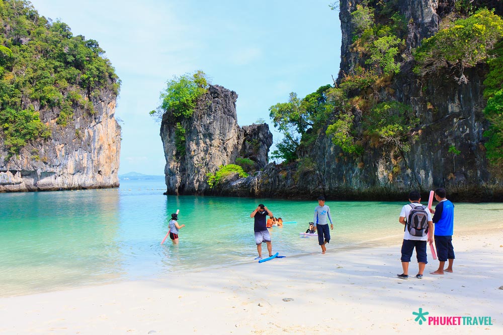 ทัวร์เกาะห้อง กระบี่ โดยเรือหางยาวหรือเรือเร็วสปีดโบ๊ท