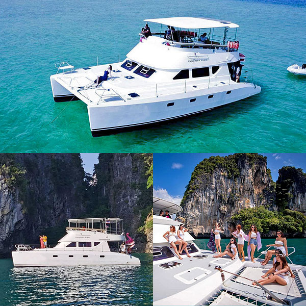 เรือยอร์ชคาตามาราน - เช่าเหมาลำเรือยอร์ช กระบี่