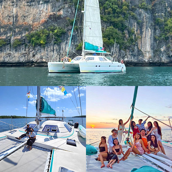 เรือยอร์ชคาตามาราน - เช่าเหมาลำเรือยอร์ช กระบี่