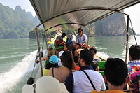 ทัวร์อ่าวพังงา + พายแคนู โดยเรือใหญ่