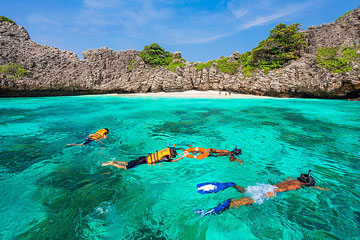 ทัวร์เกาะรอก เกาะห้าโดยเรือเร็ว