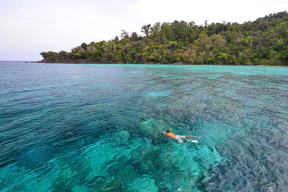 ทัวร์เกาะรอก+เกาะห้าโดยเรือเร็วสปีดโบ๊ท กับ Seastar Andaman