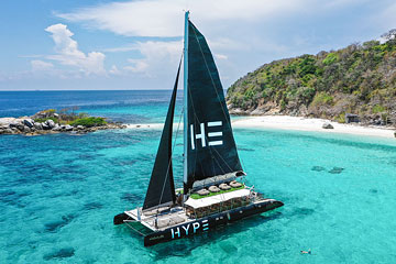 ล่องเรือใบหรู Hype ปาร์ตี้ยอร์ช