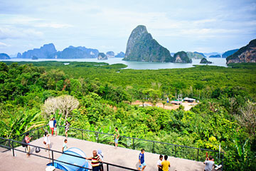 ทัวร์อ่าวพังงาเรือเฟอร์รี่ เสม็ดนางชี