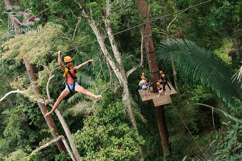ฟลายอิ้งหนุมาน ซิปไลน์ ภูเก็ต (Flying Hanuman Phuket)