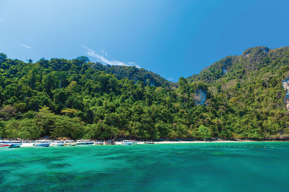 ทัวร์เกาะพีพี มาหยา เกาะไผ่ โดยเรือเร็วสปีดโบ๊ท