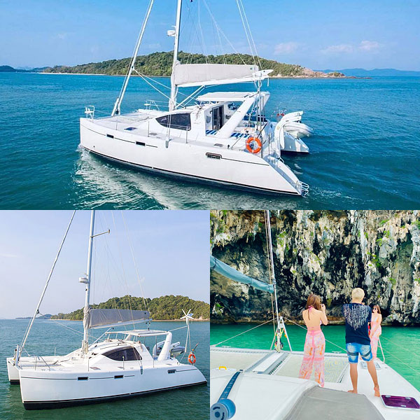 เรือใบคาตามาราน - เช่าเหมาลำเรือยอร์ช ภูเก็ต