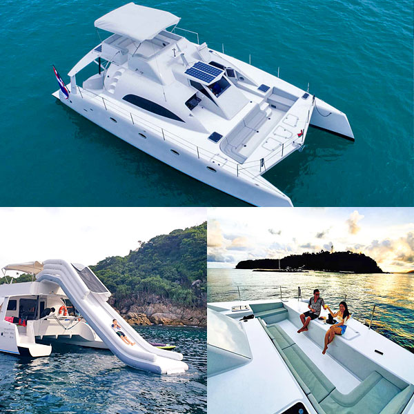 เรือยอร์ชคาตามาราน - เช่าเหมาลำเรือยอร์ช ภูเก็ต