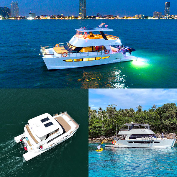 เรือยอร์ชคาตามาราน - เช่าเหมาลำเรือยอร์ช ภูเก็ต
