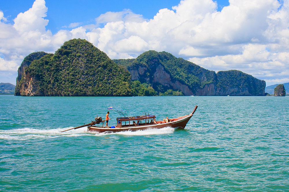 เช่าเหมาลำเรือหางยาวเที่ยวอ่าวพังงา