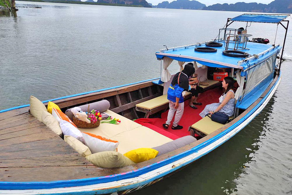 เรือหางยาวแบบเหมาลำ อ่าวพังงา