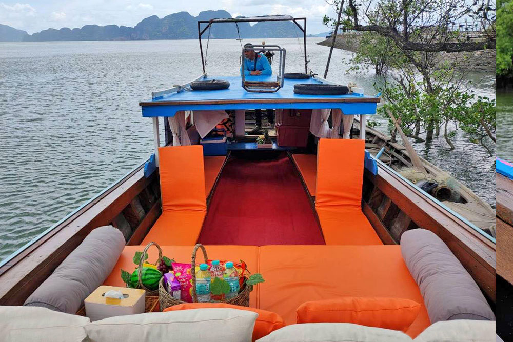 เรือหางยาวแบบเหมาลำ อ่าวพังงา