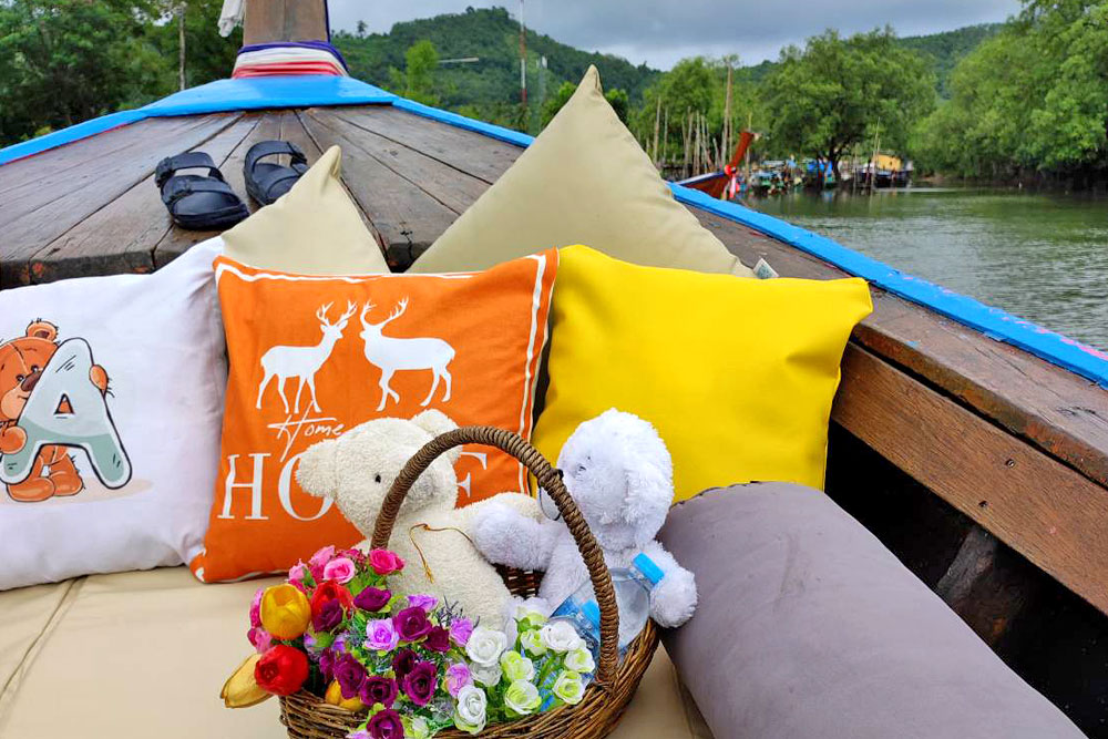 เรือหางยาวแบบเหมาลำ อ่าวพังงา