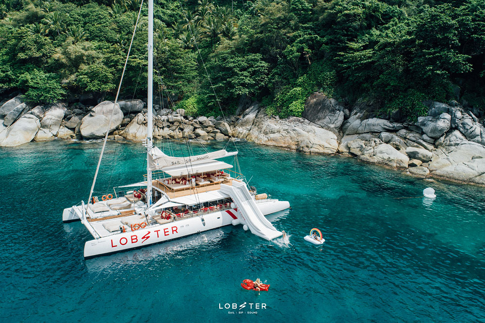 ทัวร์ล่องเรือ Lobster Yacht ปาร์ตี้ยอร์ช ภูเก็ต