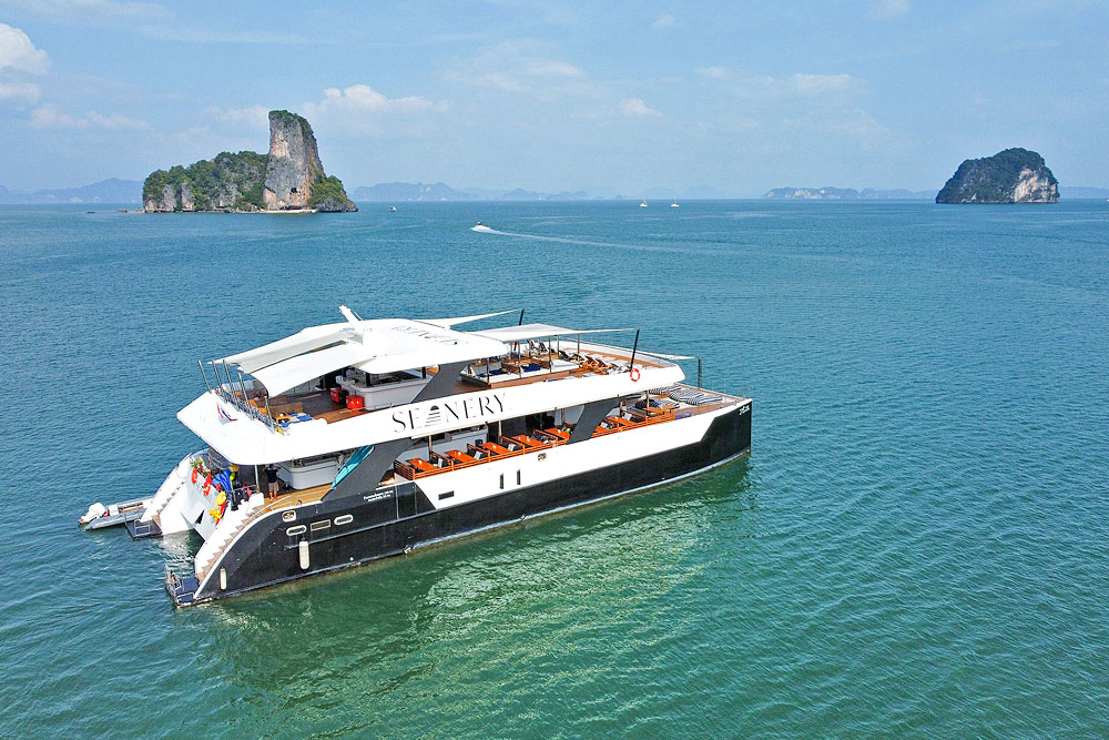 ทัวร์ล่องเรือยอร์ชหรู Seanery ชมอ่าวพังงา