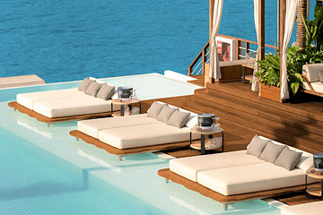 ที่นั่งแบบ Pool Bed