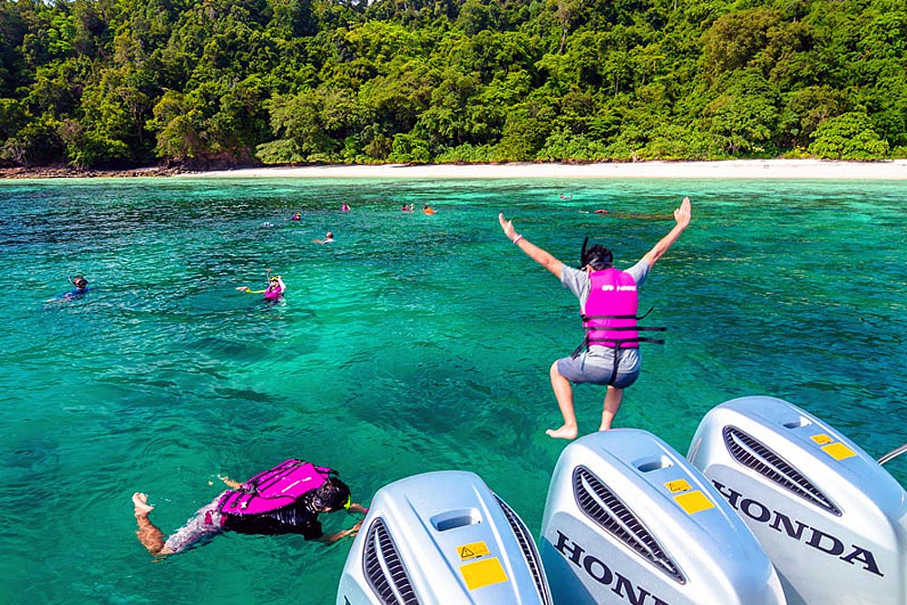 ทัวร์ทะเลพม่า 3 เกาะ เกาะหัวใจมรกต ทริปวันเดียว